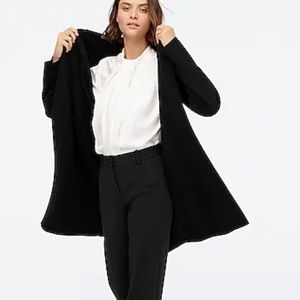 J Crew Ella open-front long sweater-blazer